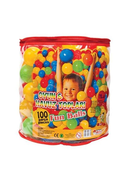 NillyToys 01733 Play Pool Balls - 100 Mesh, 7cm Length
