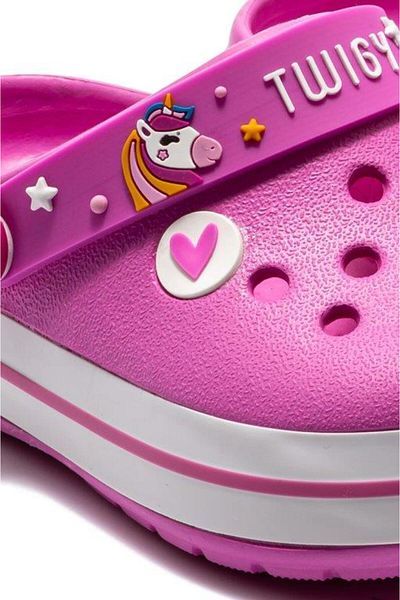 Twigy Fuchsia Sabo Slippers - Kids, 25/30 Model