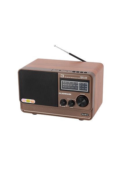 Olsenmark راديو قابل لإعادة الشحن مع مشغل MP3 بسعر 1250 ريال عماني