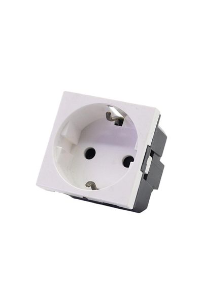 Legrand 45x45 Single System - Shebeke Socket White Armada