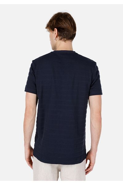 Colin's Regular Fit Crew Neck Navy Men's Short Sleeve T-Shirt Cl 1067629