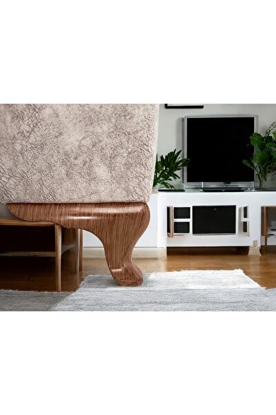 KOLDOOR Lükens Mobilier Canapea Extensibil Baza Chester Tv Unit Picioare Nuc 12 Cm 4 Buc