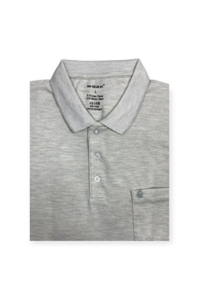 Sadık Collection تي شيرت Ercan Knitwear رجالي مقاس كبير من القطن المنسوج بياق...