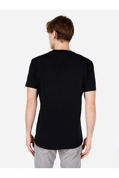 Colin's Men's Black T-Shirt - Sleeves