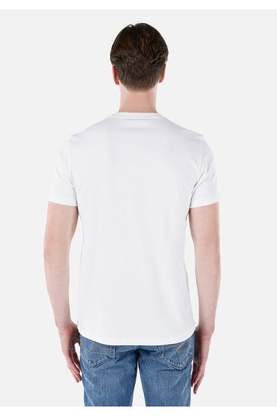 Colin's Tricou cu mânecă scurtă pentru bărbați, cu decolteu normal, alb, Cl 1068133
