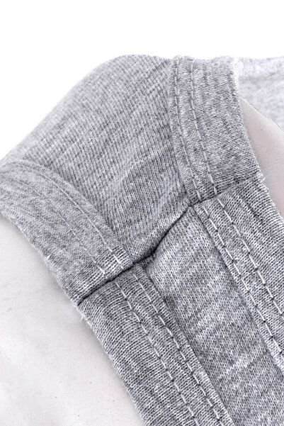 GRSN Ανδρικό εσώρουχο 3 τεμαχίων 100% βαμβακερό άνετο χτενισμένο μονό ζέρσεϊ γκρι λουράκι