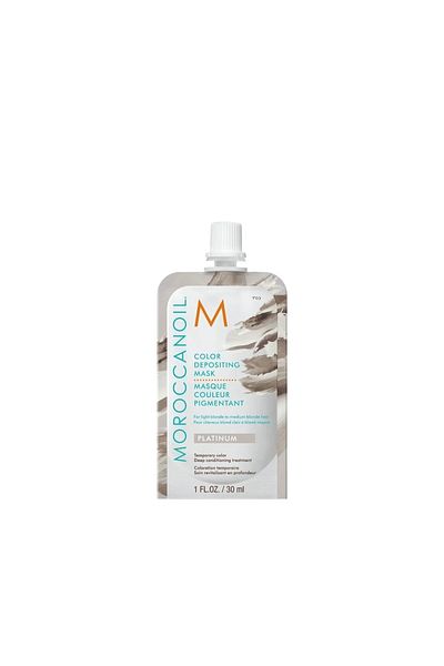 Moroccanoil Color Depositing Platinum Mask Platinum Color Mask for Blonde Hair 30 g