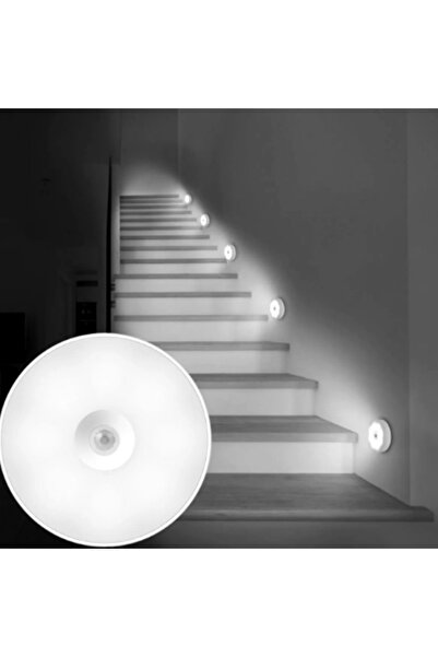 gaman Dolap Içi Koridor Ve Merdiven Için Şarjlı Hareket Sensörlü Mıknatıslı 8...