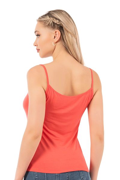 ÖZKAN underwear Özkan 2102 Women's Viscose Fabric Flexible Comfortable Strappy Collar with Sequin Detail Athlete