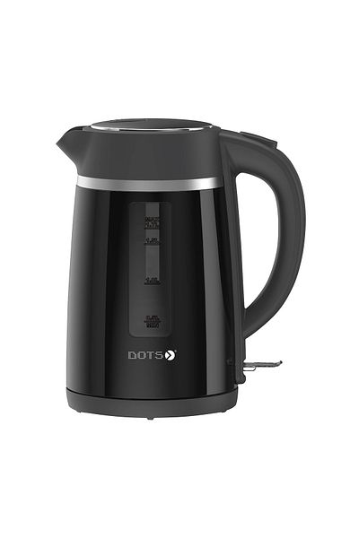 DOTS 1.7 Liter Water Kettle - 2200 Watt - Black