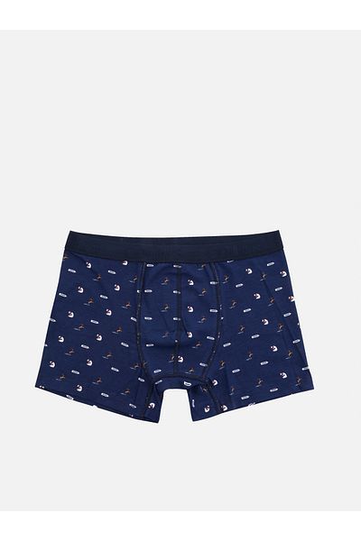 Colin's Modern Fit Printed Men's Navy Blue Boxers