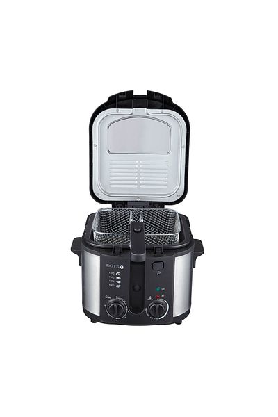 DOTS 2.5 Liter -Air Fryer - 1450-1600 Watt - Silver & Black