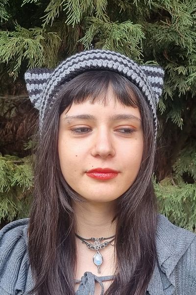 KRIMO Kpop Felix Knitted Beanie with Cat Ears