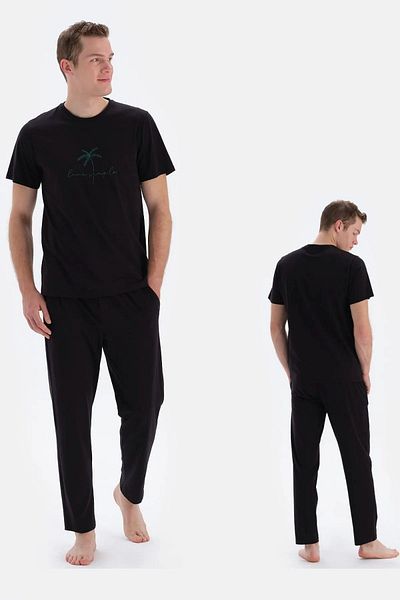Eros 33030 ανδρικό σετ πιτζάμες με κοντομάνικο στρογγυλό λαιμό