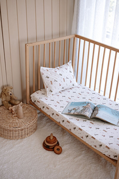 TBA COLLECTION Baby Size Elastic Sheet Set |   Woodland