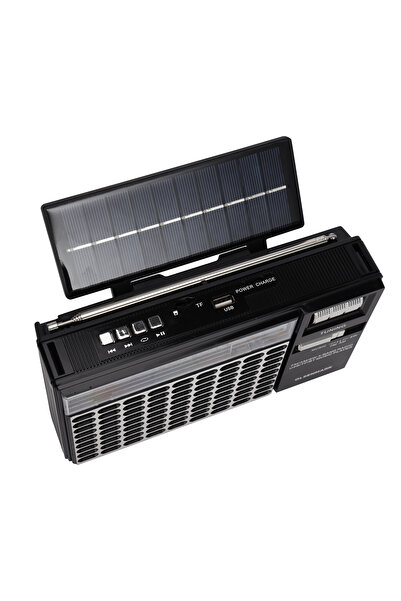 Olsenmark Rechargeable 3 Band Radio With USB/FM/Bluetooth/TF And MP3 OMR1276 Silver