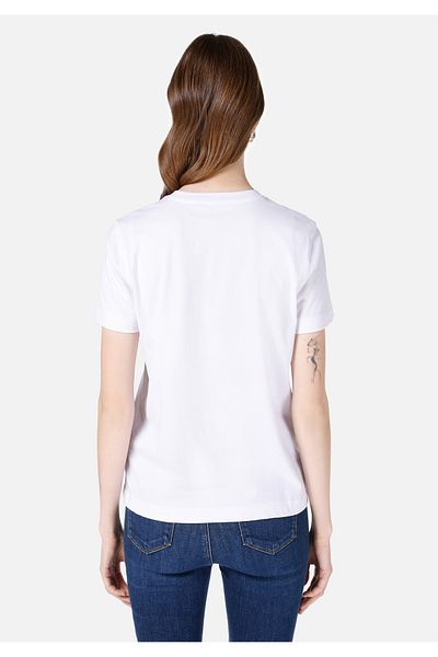 Colin's Tricou alb pentru femei - mâneci
