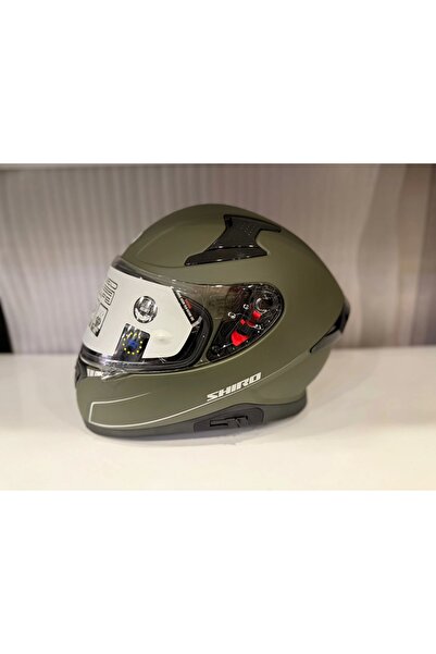 Shiro Kask Katana Sv Mat Yeşil