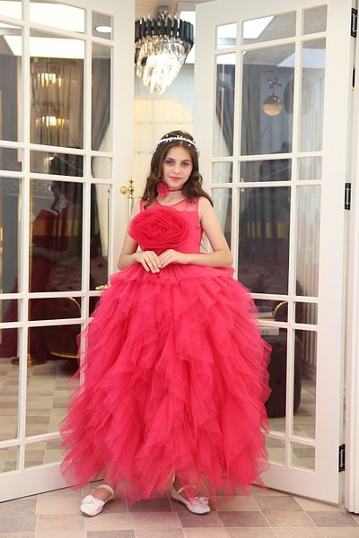MİSS RAİN Φούστα Tutu Princess Girl's Evening Dress Elbi̇sei