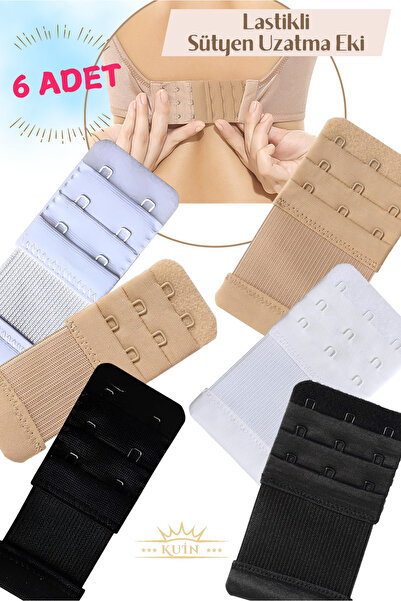 KUIN 6 buc. Extensie sutien cu anvelope (Agraf) (3 bucăți anvelope 2x3, 3 bucăți anvelope 3x3)