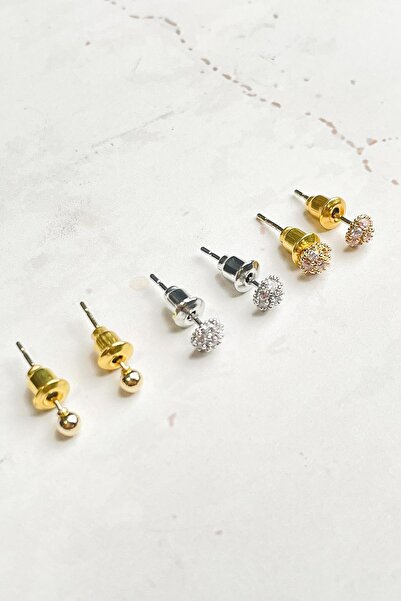Modex Minimal Triple Earring Set