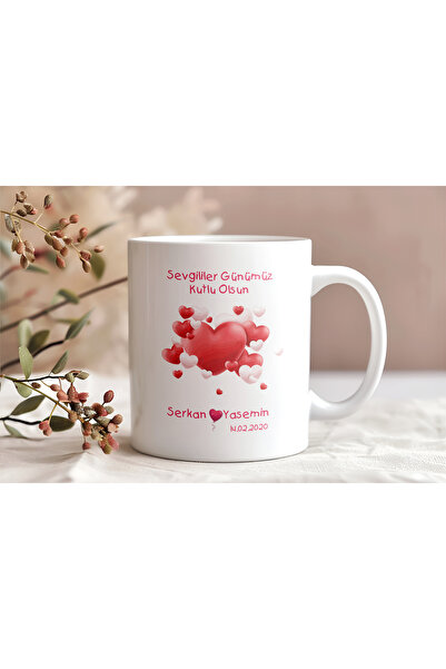 Sevgililer Gününe Özel tasarımlı Özel Kupa Bardak Sevgiliye Hediye #10