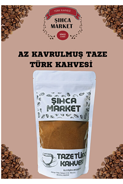NATUREL AZ KAVRULMUŞ TÜRK KAHVESİ 500 gr