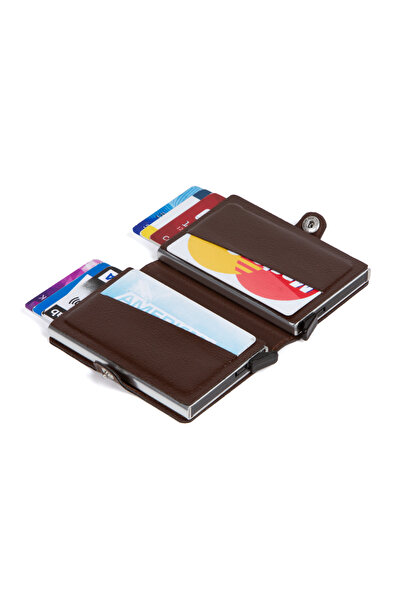 Newish Polo Unisex Double Automatic Mechanism Card Holder Wallet