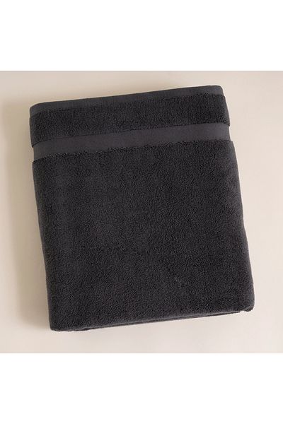 Penelope Anthracite Color 100% Cotton Noa Series Towel - 100X150 cm