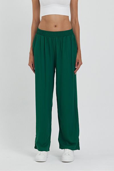 Rodi Women's Baggy Trousers with Pockets - Elastic Waist 1023