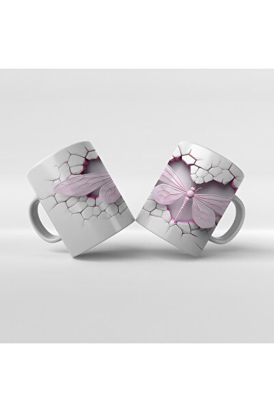 Rengineshop كوب بطبعة فراشة - 24