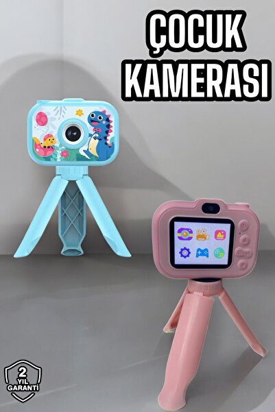 UCUZTEKNO Ayaklı Mini Fotoğraf Makinesi Çocuk Için Eğitici Video Kamera
