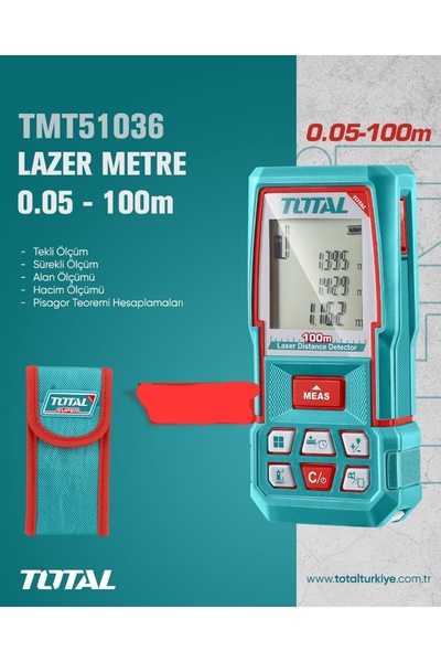 TOTAL LAZER METRE 100MT ÖLÇÜM