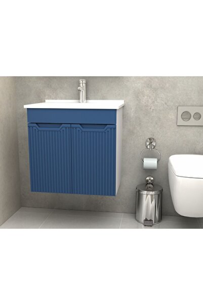 Genel Markalar BANYO DOLABI AYNALI CNC İŞLEMELİ MEMBRAN KAPAKLI 65 cm