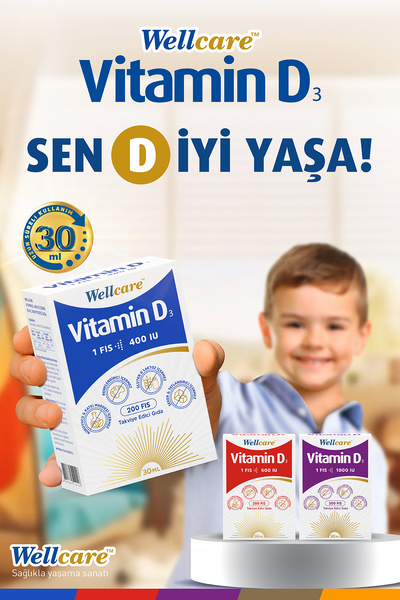 Wellcare Vitamin D3 400 IU - 30 ML