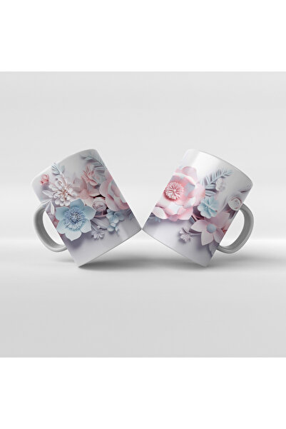 Rengineshop كوب بطبعة زهور - 4