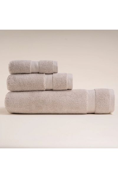 Penelope Stone Color 100% Cotton Towel - 100X150 cm Noa Series
