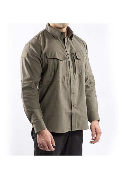 VAV WEAR Ανδρικά ρούχα Tactical - Βαμβακερό πουκάμισο κάμπινγκ, Trekking Hiking Tactec01