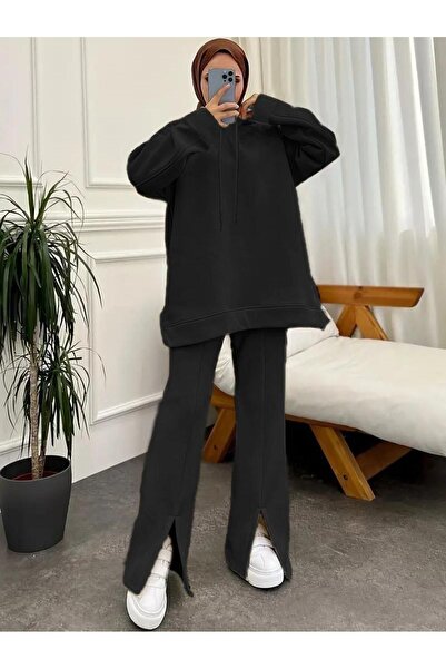 Charme Elegant Costum dublu pentru femei, mărime mare, cu cu glugă piese, cu ...