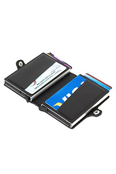 Newish Polo Унисекс портфейл с двоен автоматичен механизъм за карти