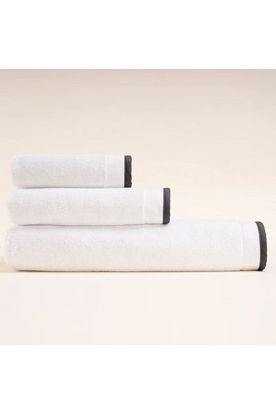 Penelope Πετσέτα από 100% βαμβάκι 30x50 cm Anthracite Liana Series