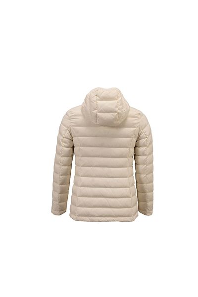 Penelope Lulu Collection - 100% Goose Feather Coat, Ecru, L