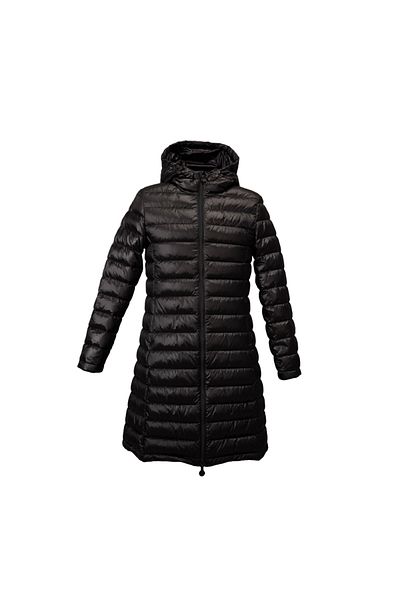 Penelope Black Vera Collection - 100% Goose Feather Coat, Size S