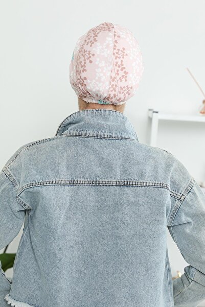 Aisha's Design Patterned Combed Cotton Visor Hat - Bonnet,B-73Yd