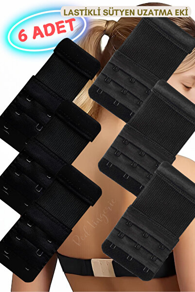 red iç giyim 6 броя еластични приставки за сутиен (Agraf) (3 броя 2x3 ластик,...