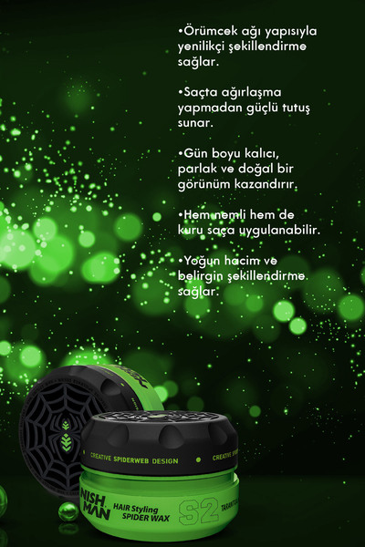 NISHMAN Örümcek Wax S2 Ultra Parlak Ultra Sert Yapı 150 ml
