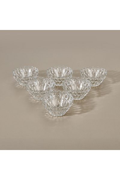 Glass In Love In Love Galaxy Bowl Set of 6 - Transparent - 14 cm