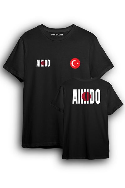 TOP GLORY Μπλουζάκι Εθνικής Ομάδας Aikido Τουρκίας - AW1001