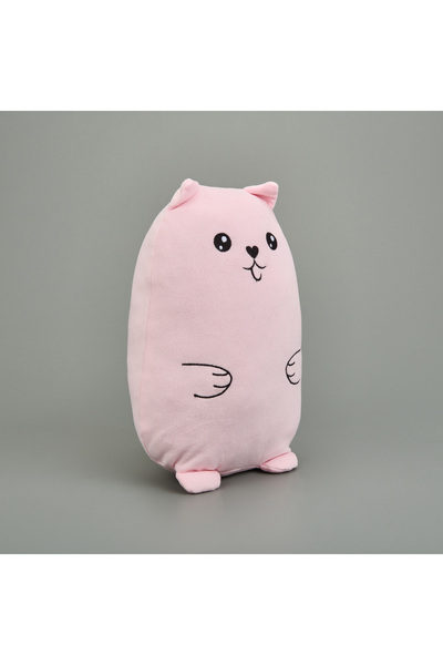 Evidea Soft Cat Figured Pillow - Powder - 30X33 cm