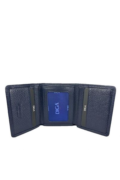 Cantayurdu Πορτοφόλι Diga 829 - Navy Blue Γνήσιο Δερμάτινο Τριών Επιπέδων